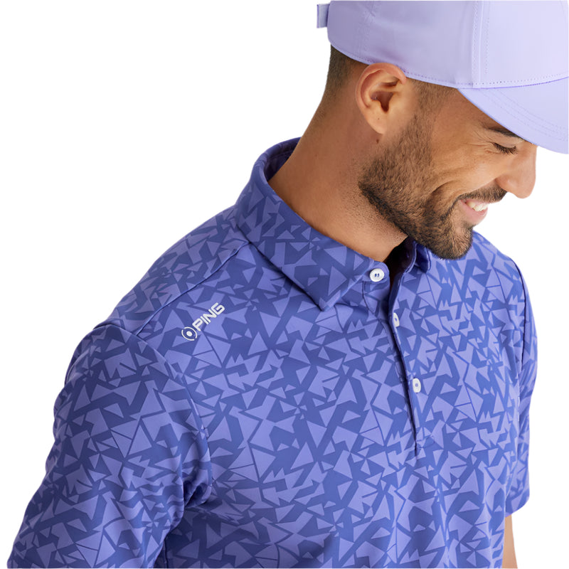 Ping Geo-Camo Polo Shirt - Twilight