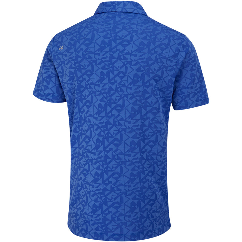 Ping Geo-Camo Polo Shirt - Ultra Blue