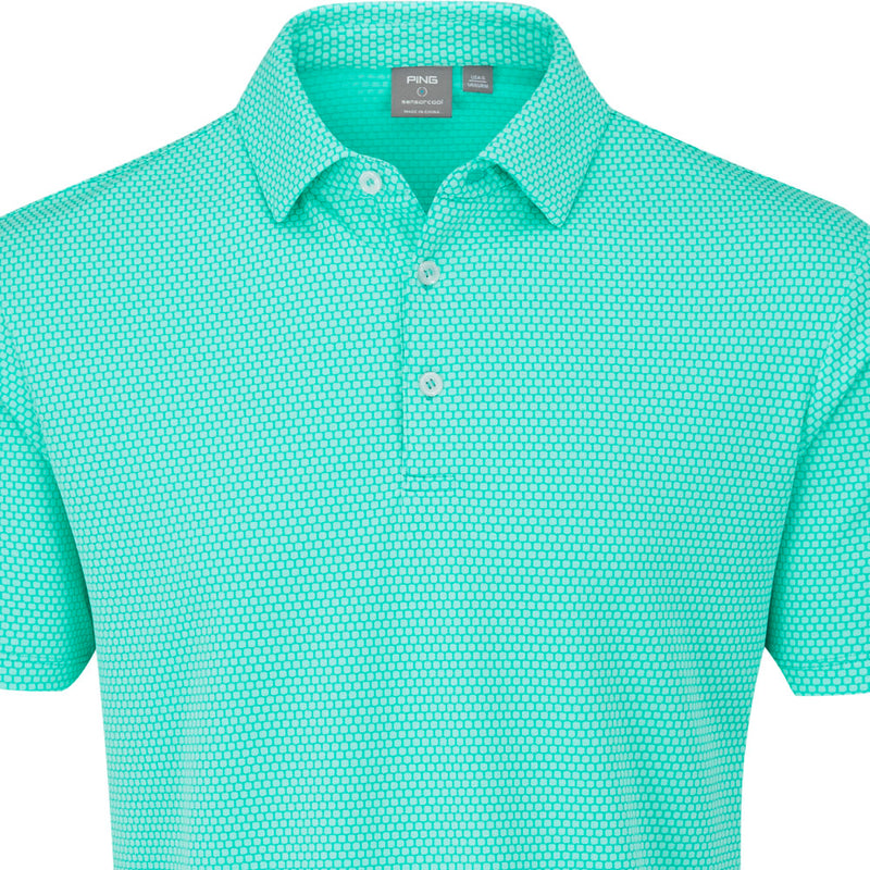 Ping Halcyon Polo Shirt - Aruba Blue Multi