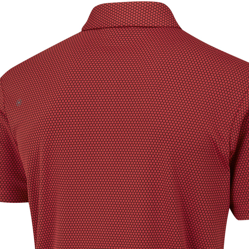 Ping Halcyon Polo Shirt - Rich Red Multi