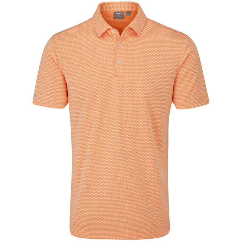 Ping Halcyon Polo Shirt - Tangerine Multi