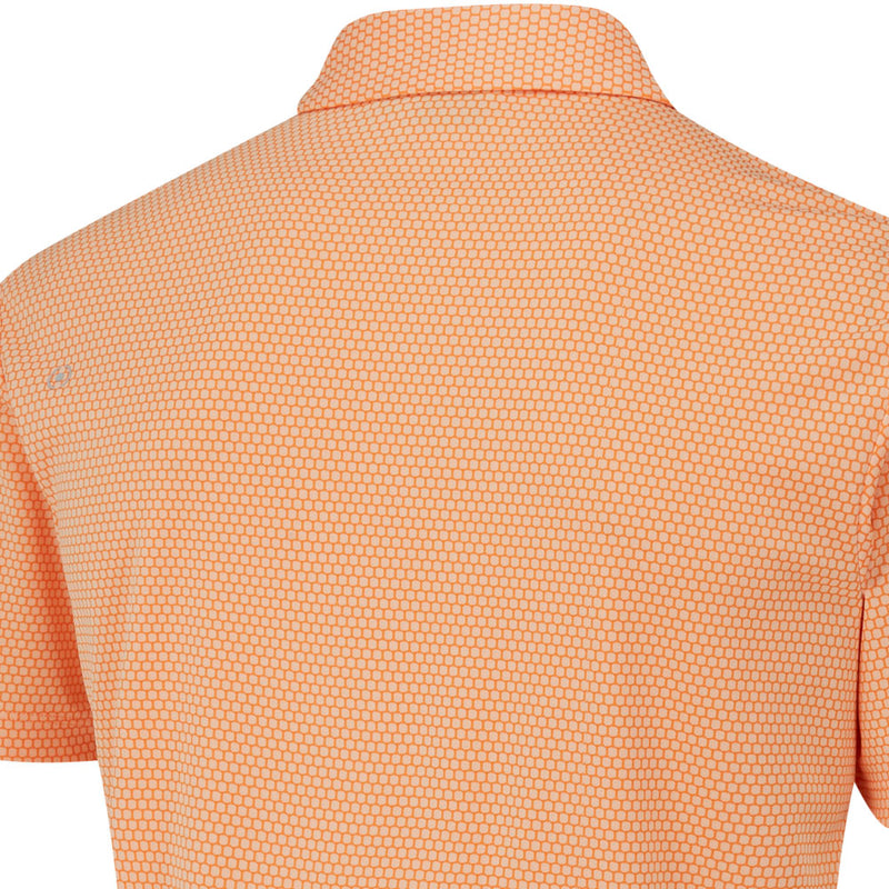 Ping Halcyon Polo Shirt - Tangerine Multi