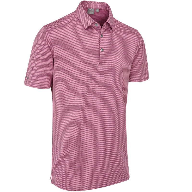 Ping Halcyon Polo Shirt - Wild Rose Multi