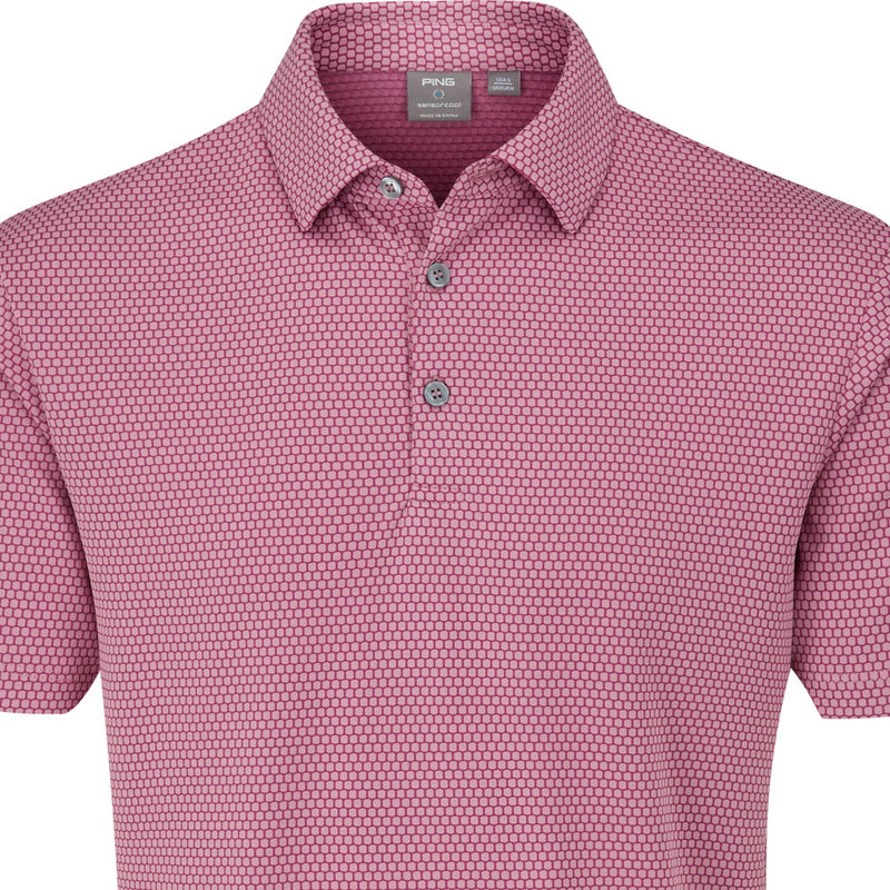 Ping Halcyon Polo Shirt - Wild Rose Multi