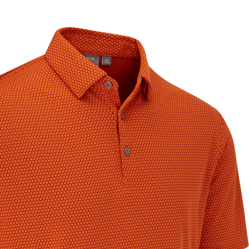 Ping Halcyon Polo Shirt - Russet Multi