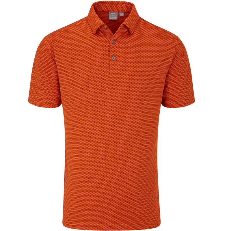 Ping Halcyon Polo Shirt - Russet Multi