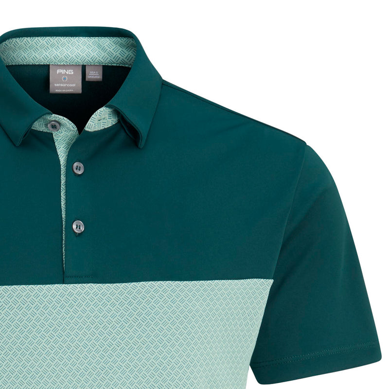 Ping Hall Polo Shirt - Forest/Misty Green