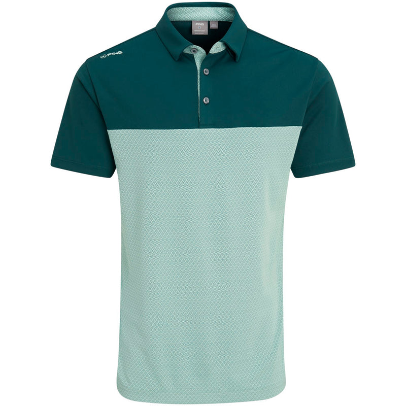 Ping Hall Polo Shirt - Forest/Misty Green