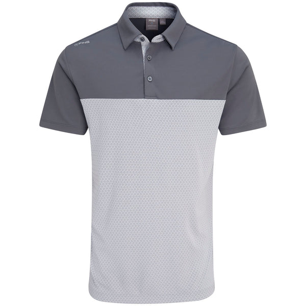 Ping Hall Polo Shirt - Rock/Grey