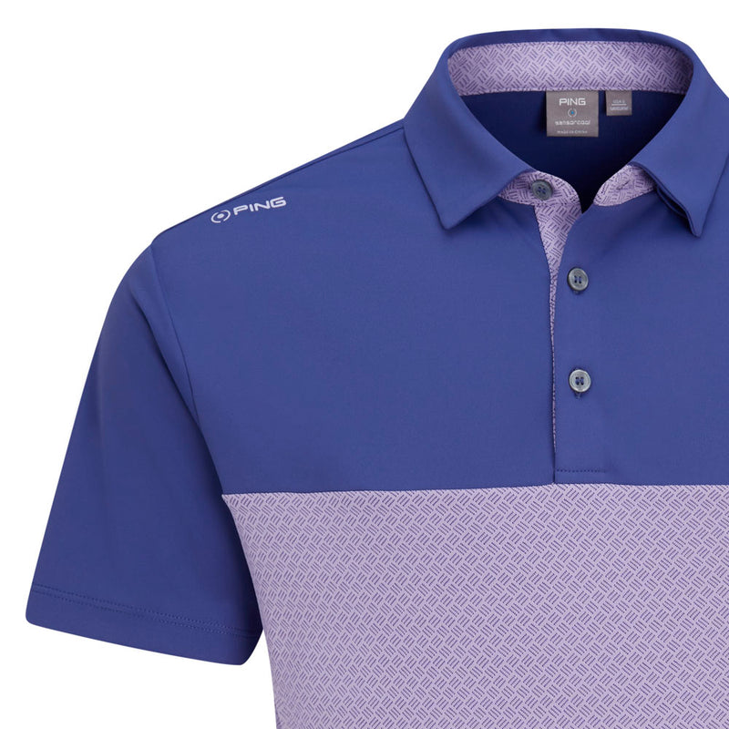 Ping Hall Polo Shirt - Twilight/Purple Ash