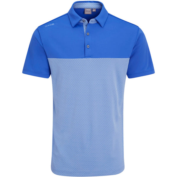 Ping Hall Polo Shirt - Ultra Blue/Cornflower Blue