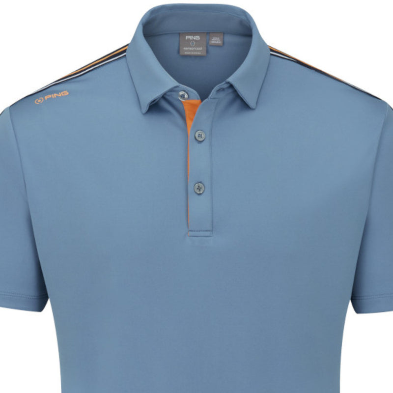 Ping Inver Polo Shirt - Coronet Blue Multi