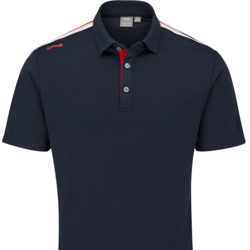 Ping Inver Polo Shirt - Navy Multi