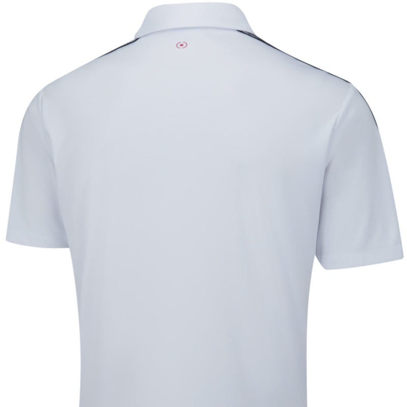 Ping Inver Polo Shirt - White/Navy Multi