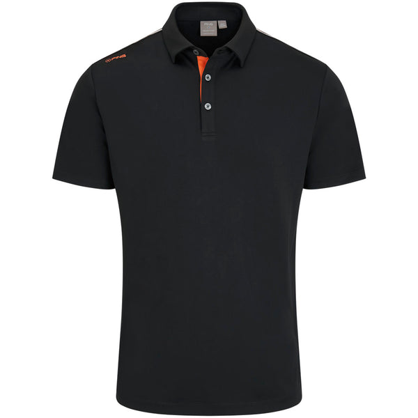 Ping Inver Polo Shirt - Black