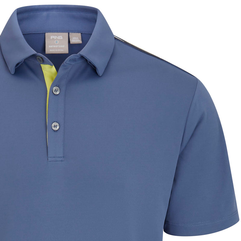 Ping Inver Polo Shirt - Blue Indigo