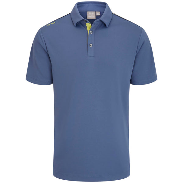 Ping Inver Polo Shirt - Blue Indigo