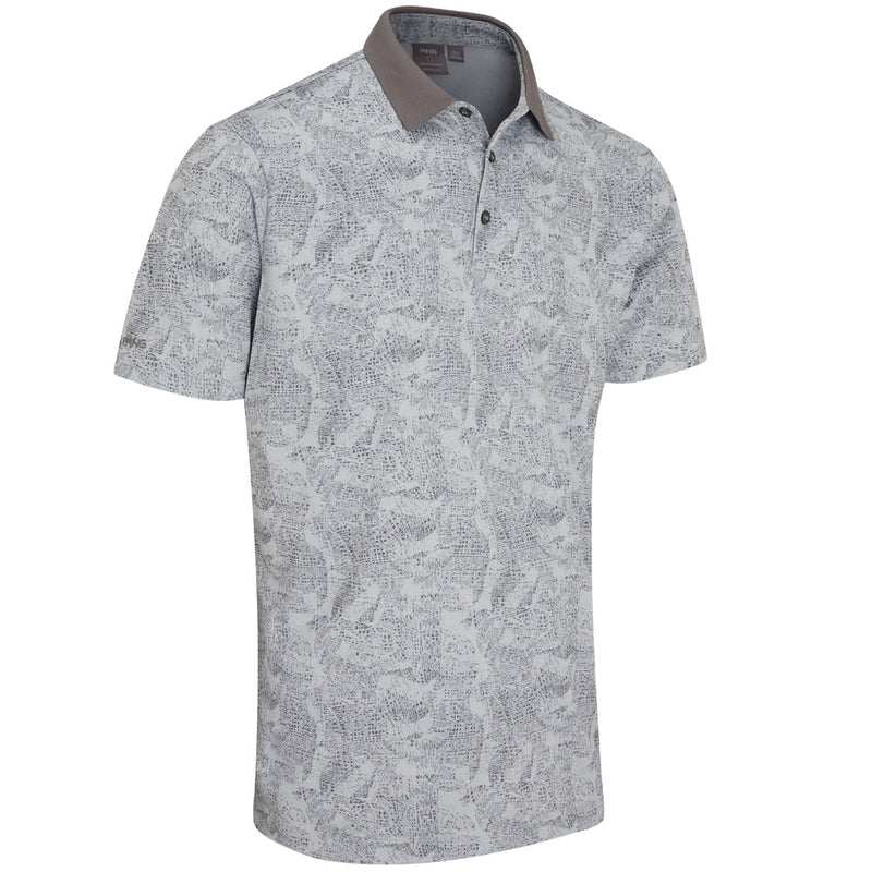 Ping Jared Polo Shirt - Pearl Grey/Rock