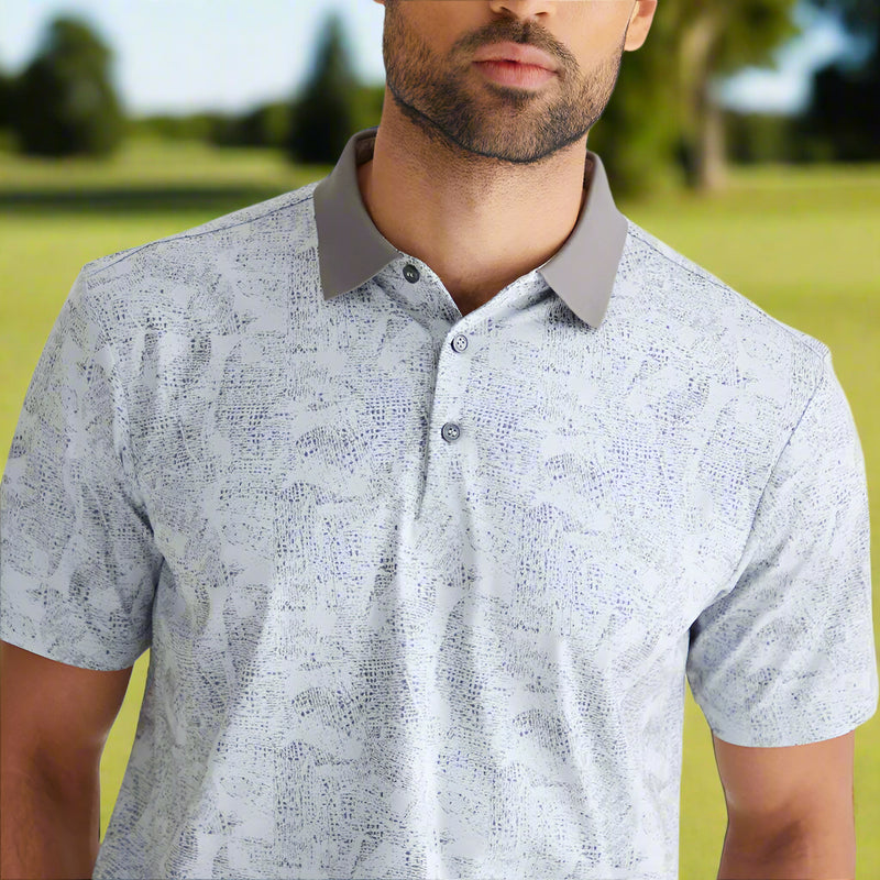 Ping Jared Polo Shirt - Pearl Grey/Rock