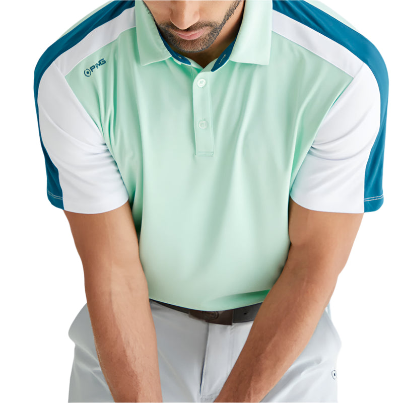 Ping Kelly Polo Shirt - Misty Green Multi