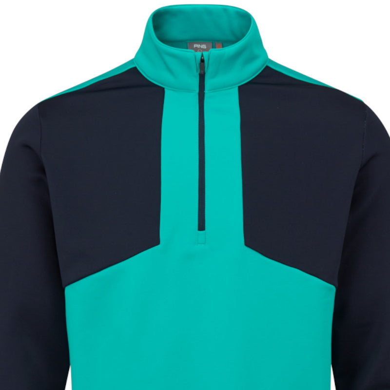 Ping Keon 1/2 Zip Pullover - Ceramic/Navy