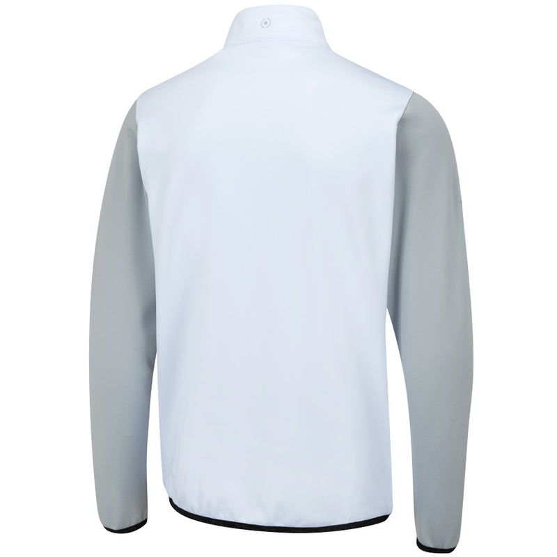 Ping Keon 1/2 Zip Pullover - White/Pearl Grey