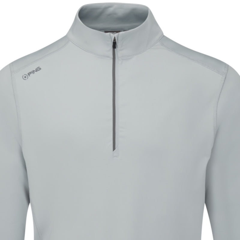 Ping Latham 1/2 Zip Pullover - Pearl Grey