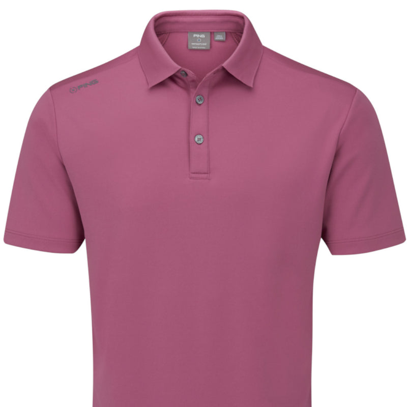 Ping Lindum Polo Shirt - Beet Red