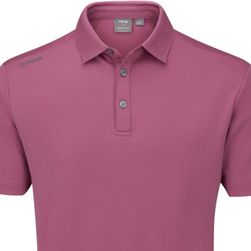 Ping Lindum Polo Shirt - Beet Red