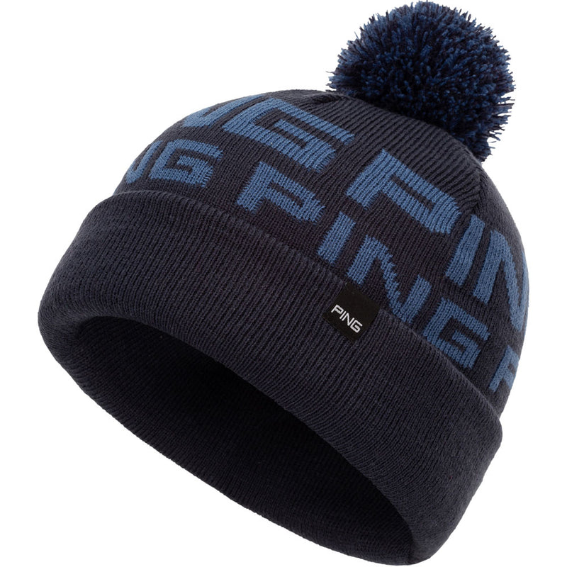 Ping Logo II Bobble Hat - Navy/Blue