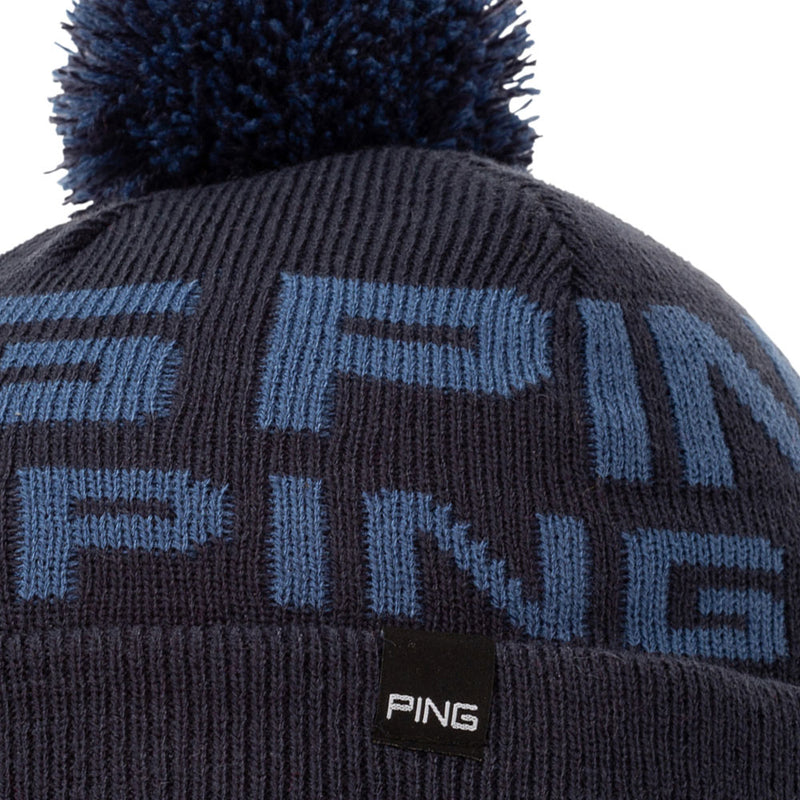 Ping Logo II Bobble Hat - Navy/Blue