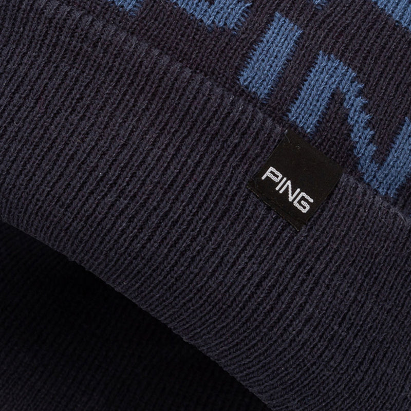 Ping Logo II Bobble Hat - Navy/Blue