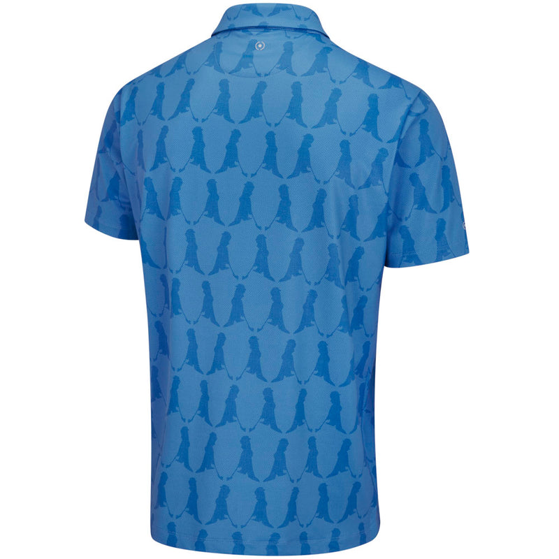 Ping Mr. PING Printed Polo Shirt - Blue Multi