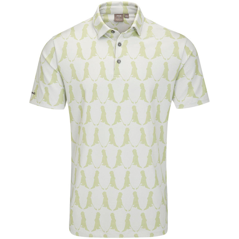 Ping Mr. PING Printed Polo Shirt - Limelight Multi