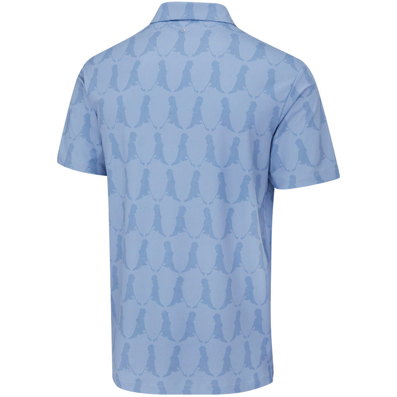 Ping Mr. Ping Printed Polo Shirt - Coronet Blue Multi