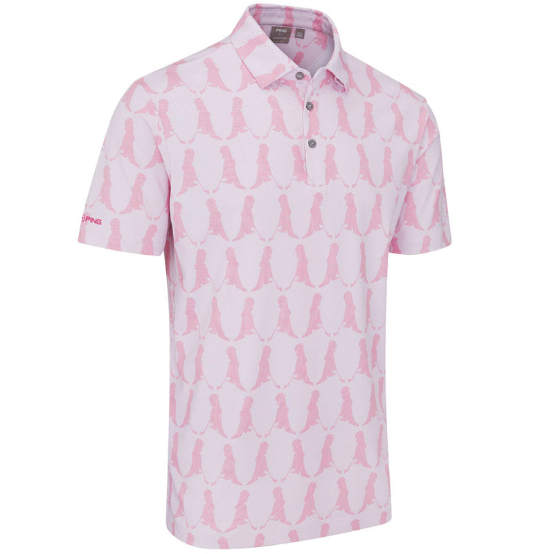 Ping Mr. Ping Printed Polo Shirt - Wild Rose Multi