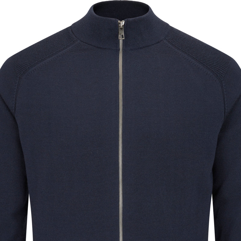 Ping Murphy Full Zip Sweater - Navy