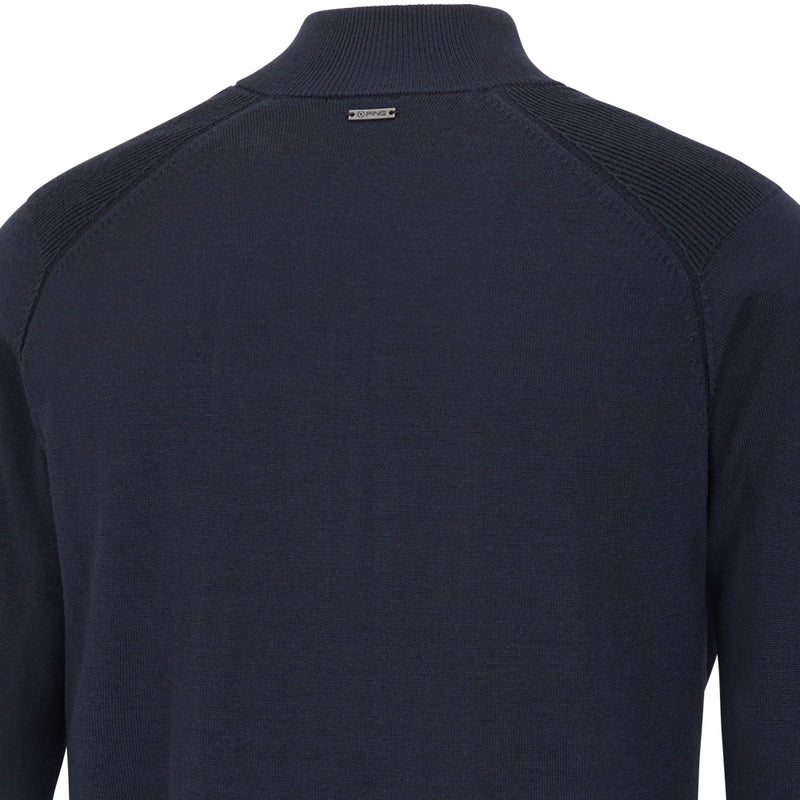 Ping Murphy Full Zip Sweater - Navy