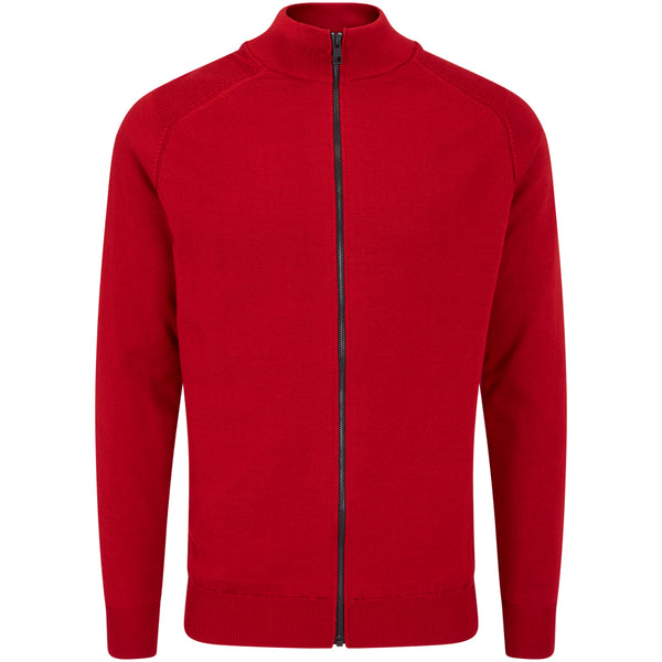 Ping Murphy Full Zip Sweater - Rich Red