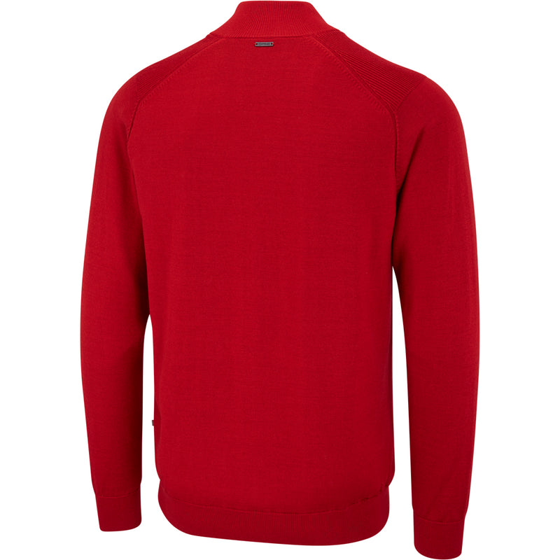 Ping Murphy Full Zip Sweater - Rich Red