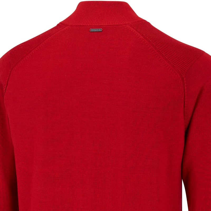 Ping Murphy Full Zip Sweater - Rich Red