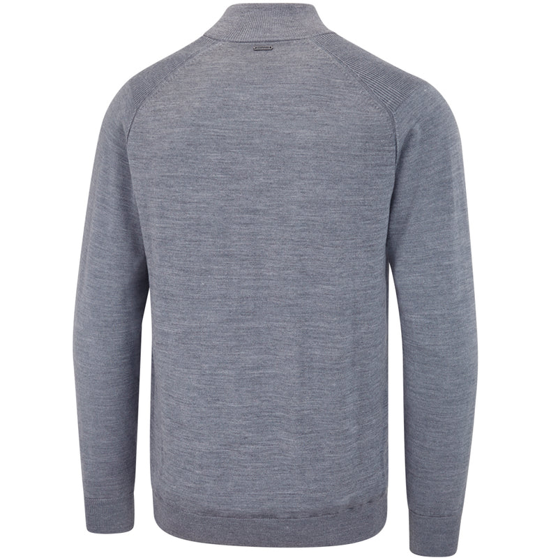 Ping Murphy Full Zip Sweater - French Grey Marl