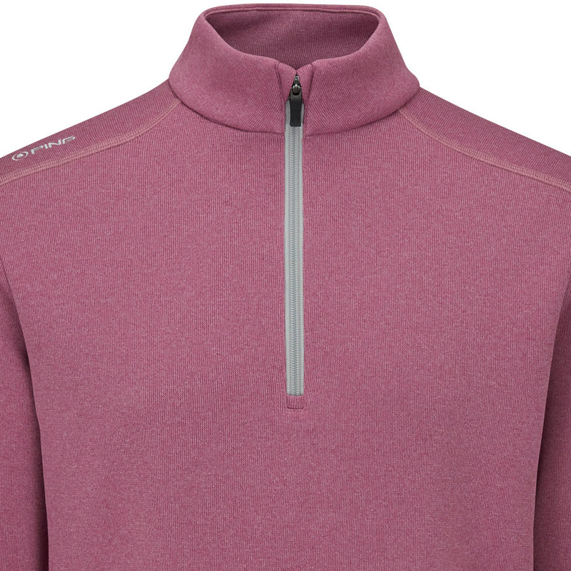 Ping Ramsey 1/2 Zip Pullover - Beet Red Marl