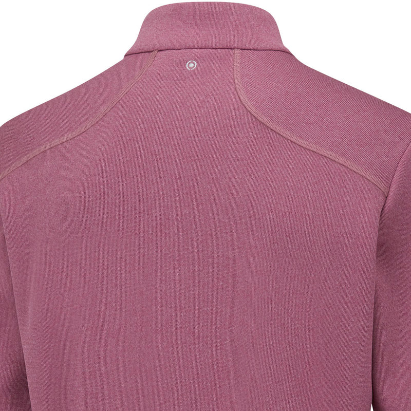 Ping Ramsey 1/2 Zip Pullover - Beet Red Marl