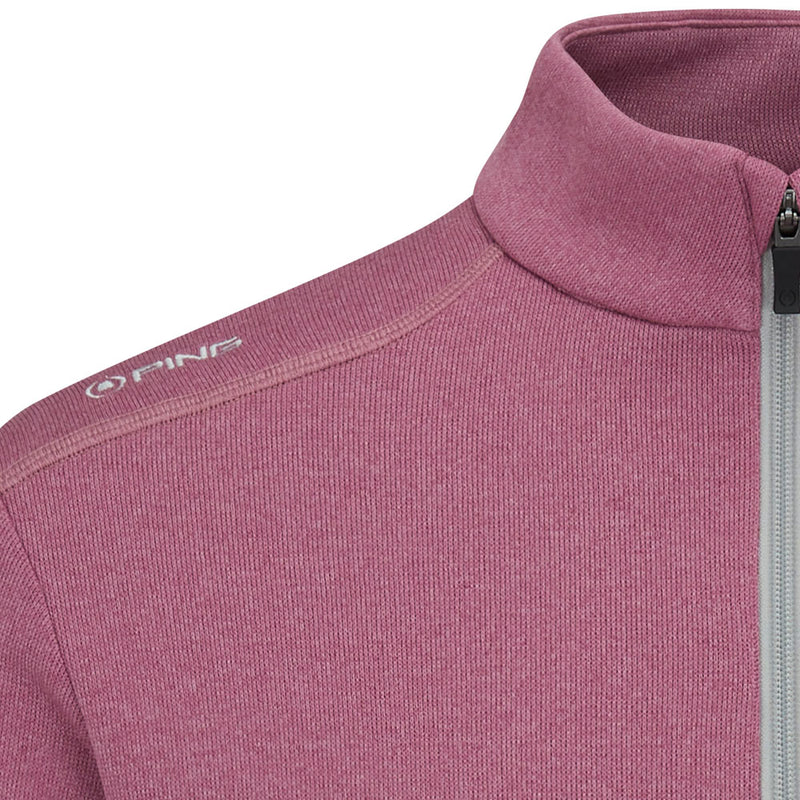 Ping Ramsey 1/2 Zip Pullover - Beet Red Marl