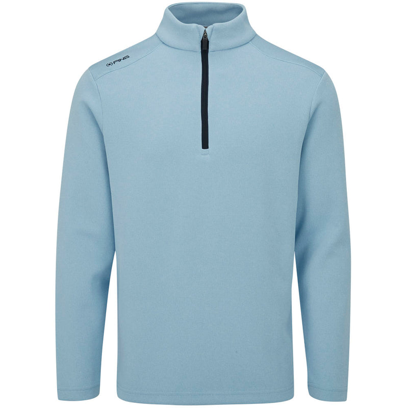 Ping Ramsey 1/2 Zip Pullover - Sky Blue Marl