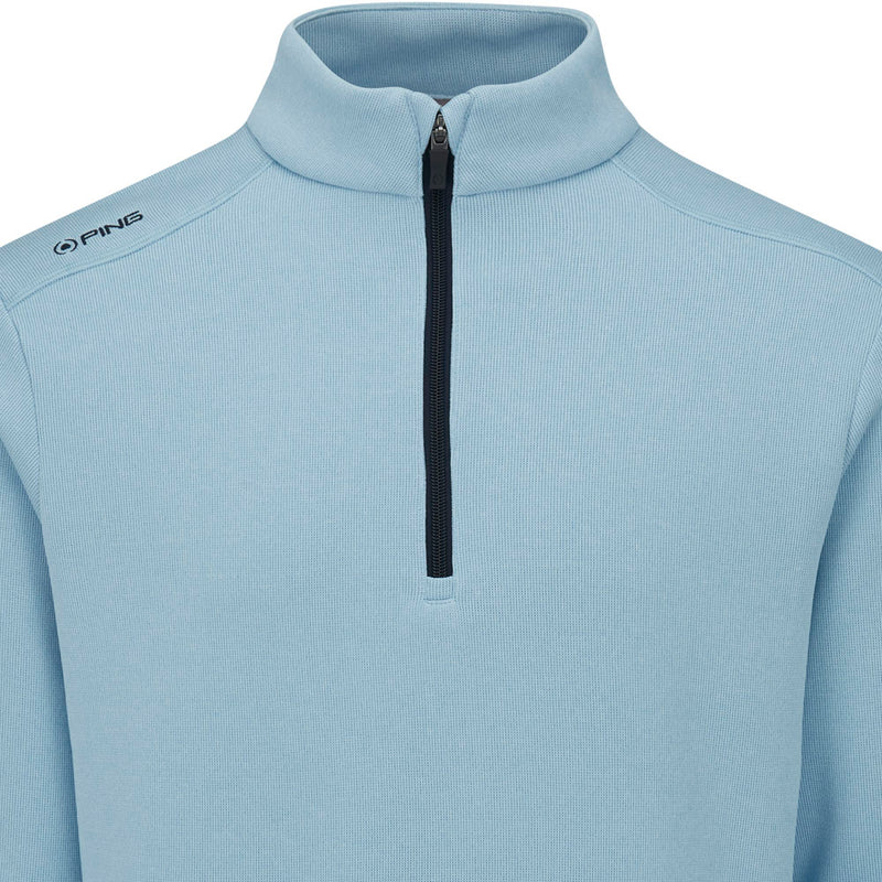 Ping Ramsey 1/2 Zip Pullover - Sky Blue Marl