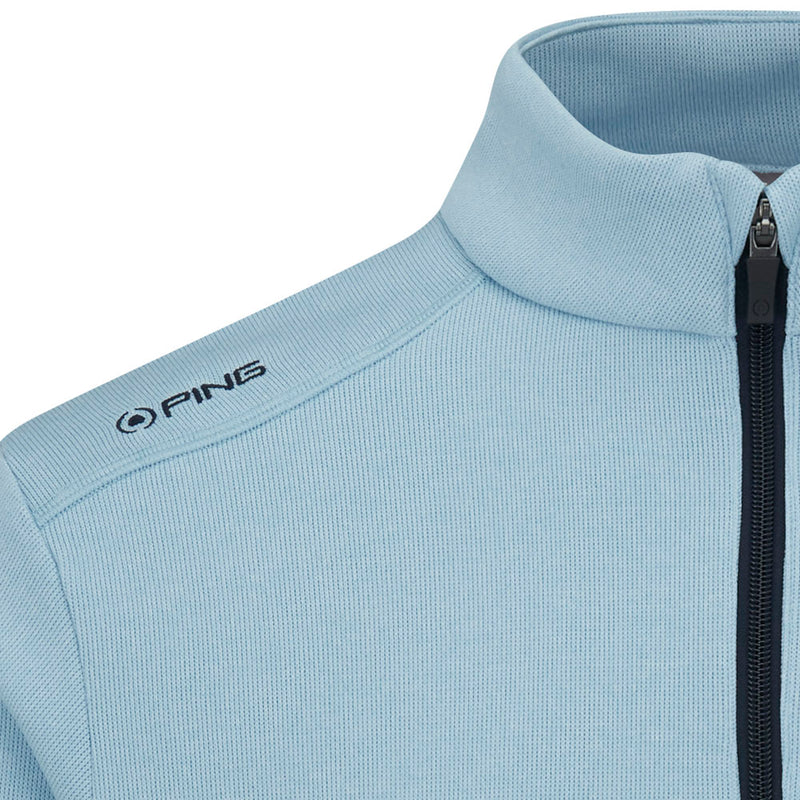 Ping Ramsey 1/2 Zip Pullover - Sky Blue Marl