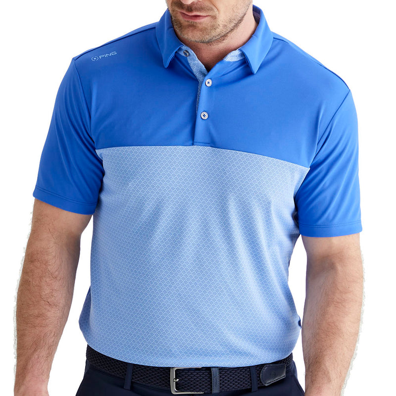 Ping Hall Polo Shirt - Ultra Blue/Cornflower Blue