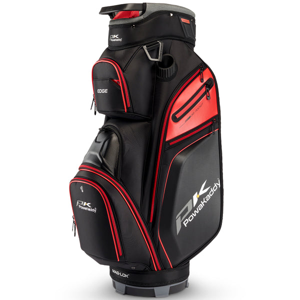 PowaKaddy EDGE Cart Bag -  Black/Red